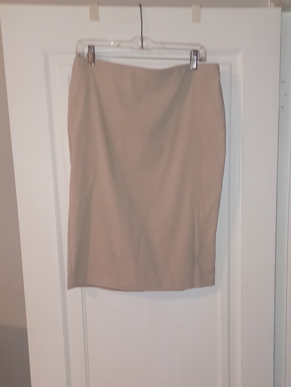 Sag Harbor Beige Pencil Skirt